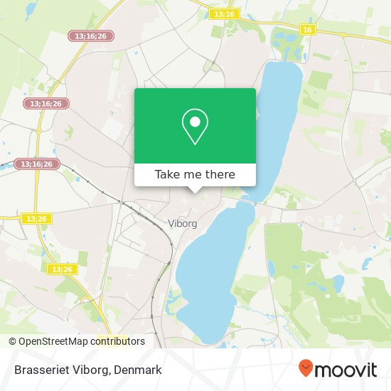 Brasseriet Viborg map