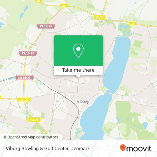 Viborg Bowling & Golf Center map