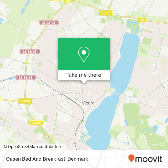 Oasen Bed And Breakfast map