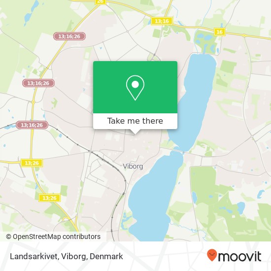 Landsarkivet, Viborg map