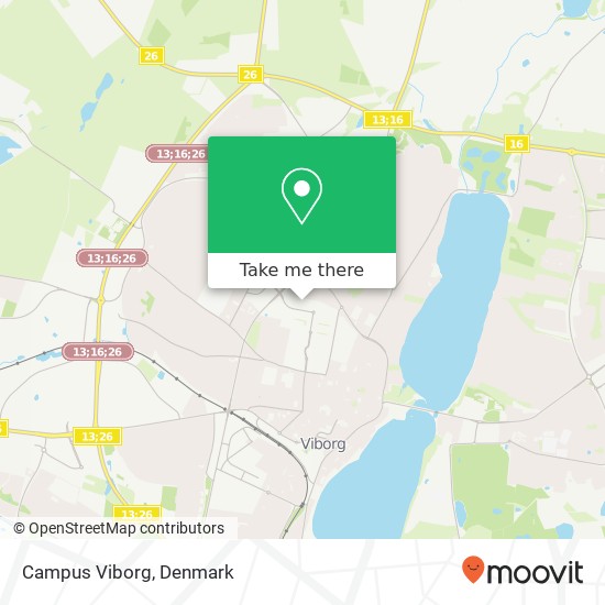 Campus Viborg map
