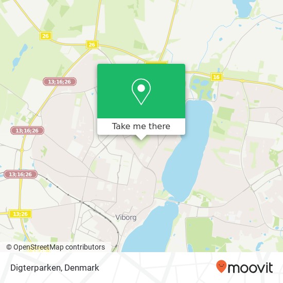 Digterparken map