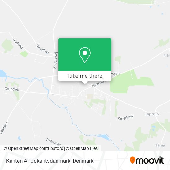 Kanten Af Udkantsdanmark map