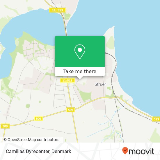 Camillas Dyrecenter map