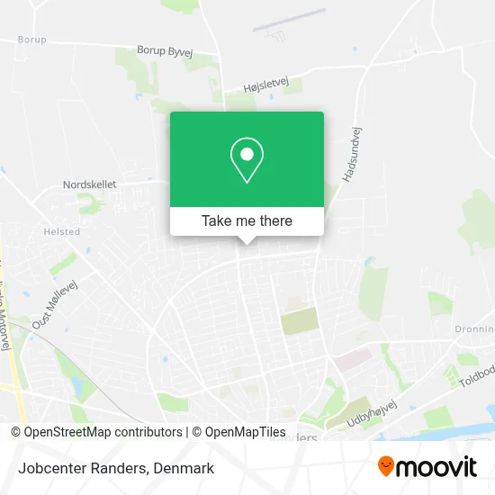 Jobcenter Randers map