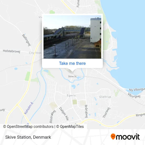 Skive Station map