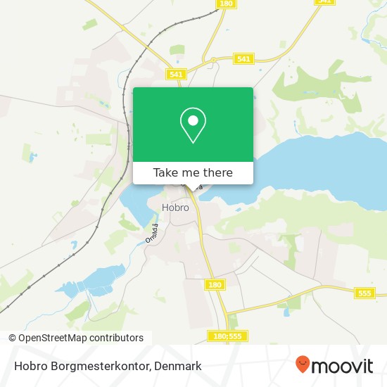 Hobro Borgmesterkontor map