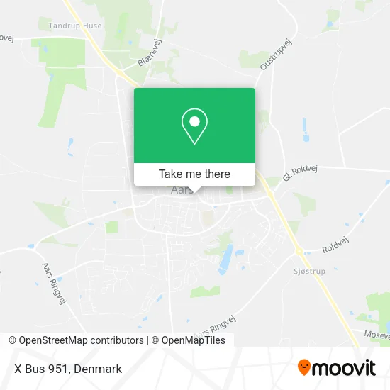 X Bus 951 map