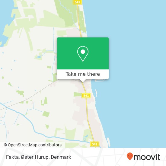 Fakta, Øster Hurup map