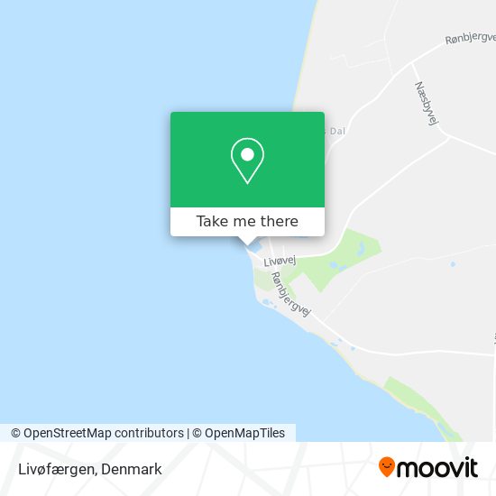 Livøfærgen map