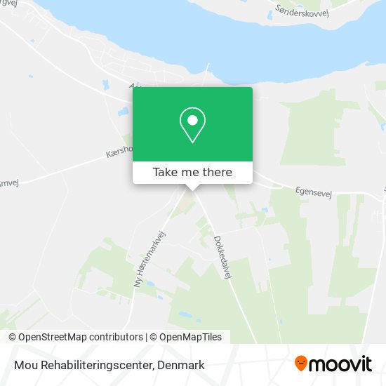 Mou Rehabiliteringscenter map