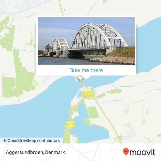 Aggersundbroen map