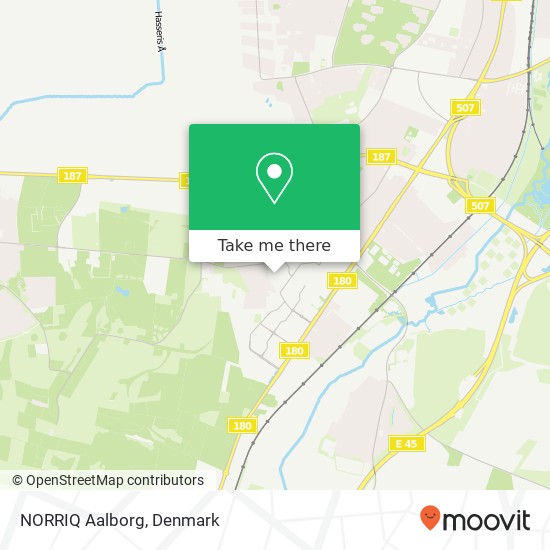 NORRIQ Aalborg map