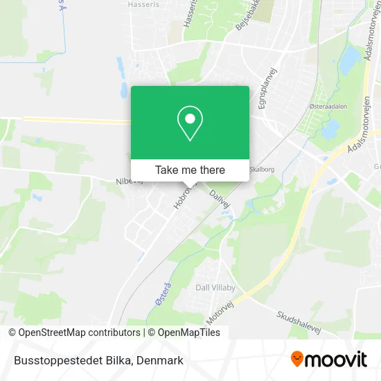 Busstoppestedet Bilka map