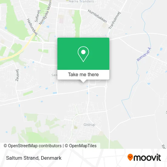 Saltum Strand map