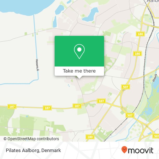 Pilates Aalborg map
