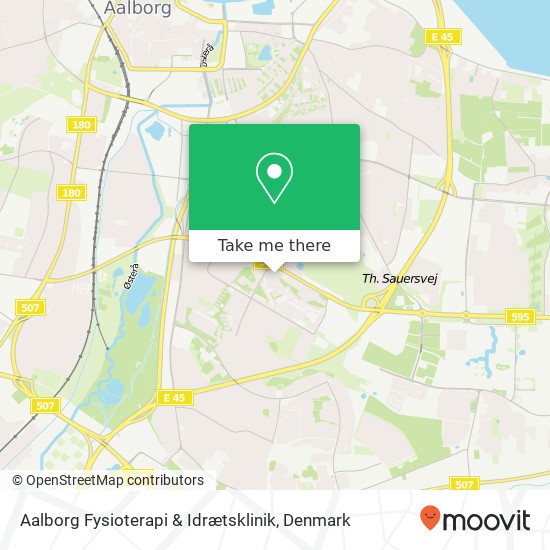 Aalborg Fysioterapi & Idrætsklinik map