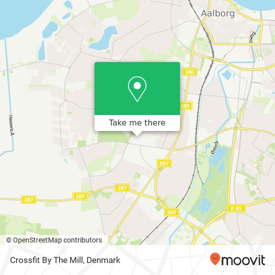 Crossfit By The Mill map