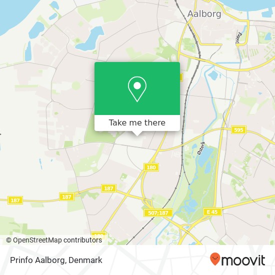 Prinfo Aalborg map