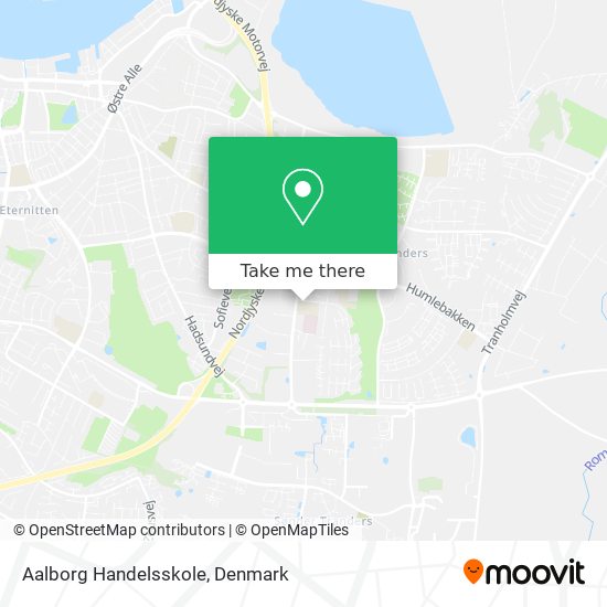 Aalborg Handelsskole map