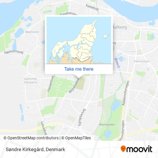 Søndre Kirkegård map
