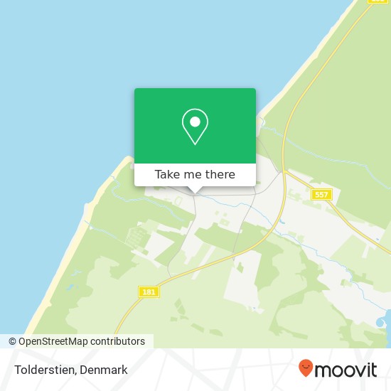 Tolderstien map