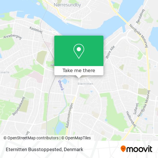 Eternitten Busstoppested map