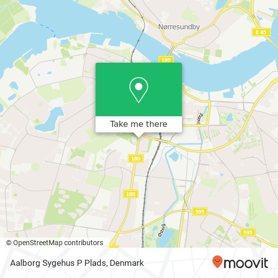 Aalborg Sygehus P Plads map