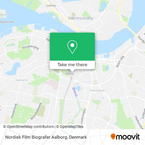 Nordisk Film Biografer Aalborg map