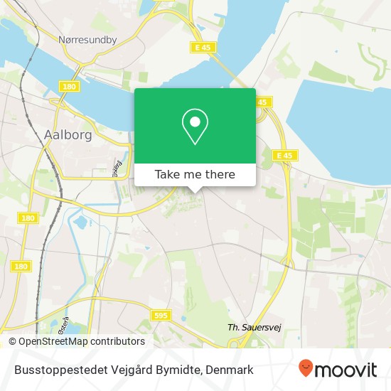 Busstoppestedet Vejgård Bymidte map