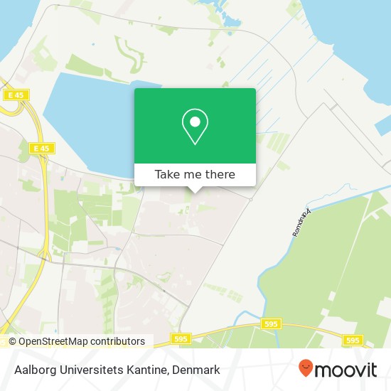 Aalborg Universitets Kantine map