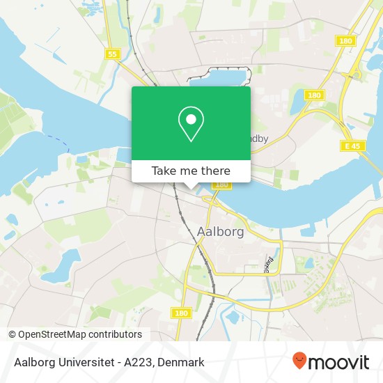 Aalborg Universitet - A223 map
