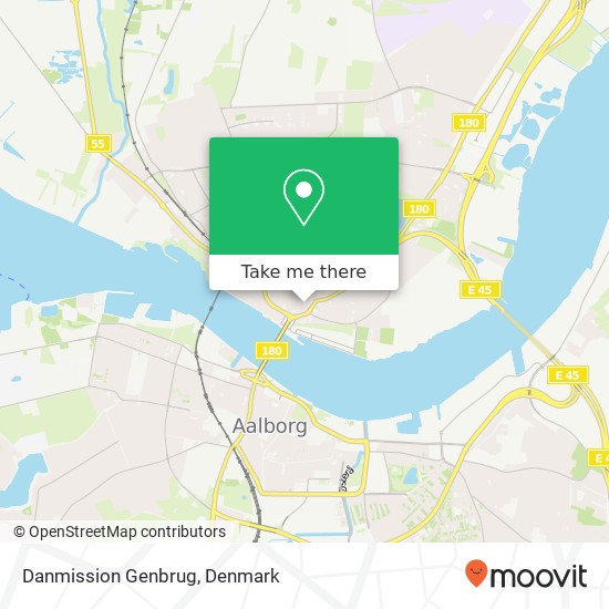 Danmission Genbrug map