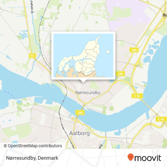 Nørresundby map