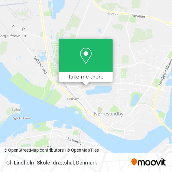 Gl. Lindholm Skole Idrætshal map