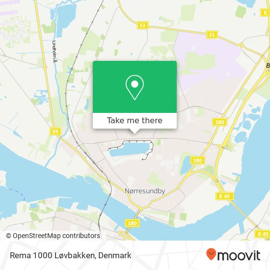 Rema 1000 Løvbakken map