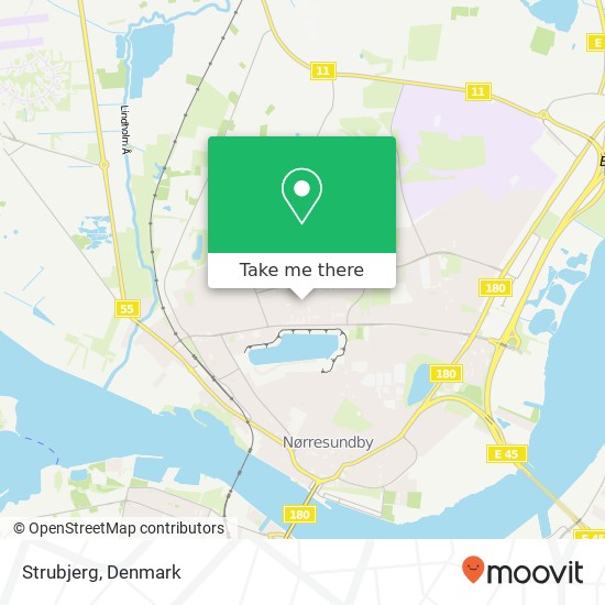 Strubjerg map