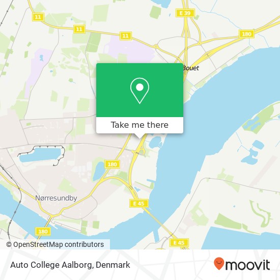 Auto College Aalborg map