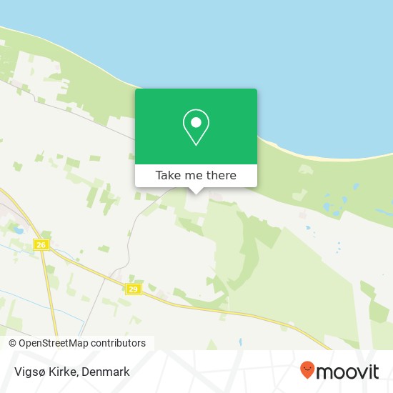 Vigsø Kirke map