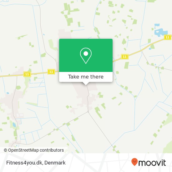 Fitness4you.dk map