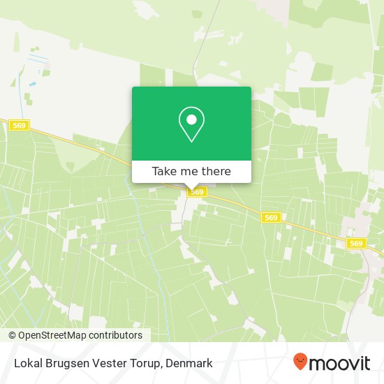 Lokal Brugsen Vester Torup map