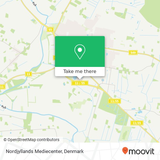 Nordjyllands Mediecenter map