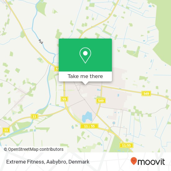 Extreme Fitness, Aabybro map