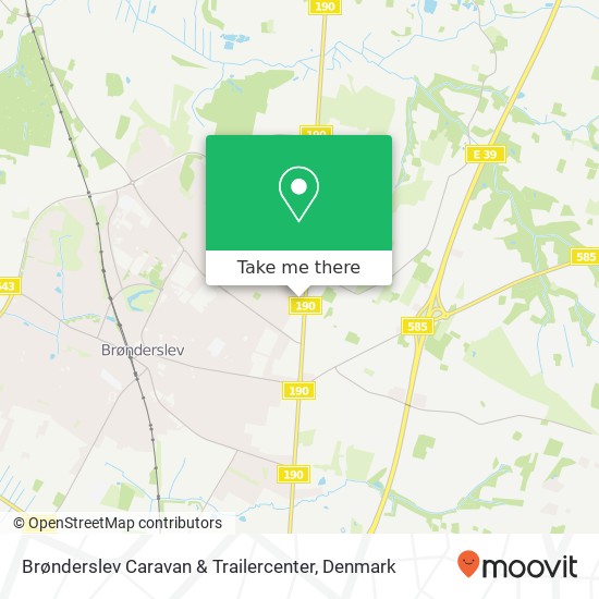 Brønderslev Caravan & Trailercenter map