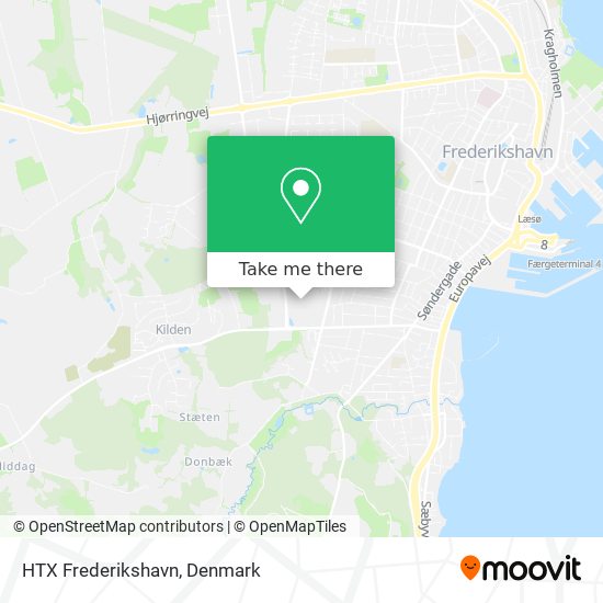 HTX Frederikshavn map