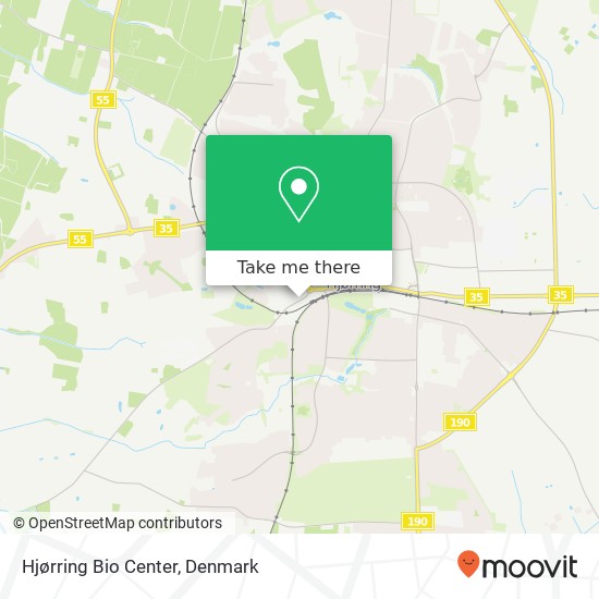 Hjørring Bio Center map