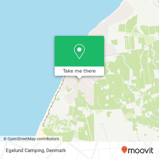 Egelund Camping map