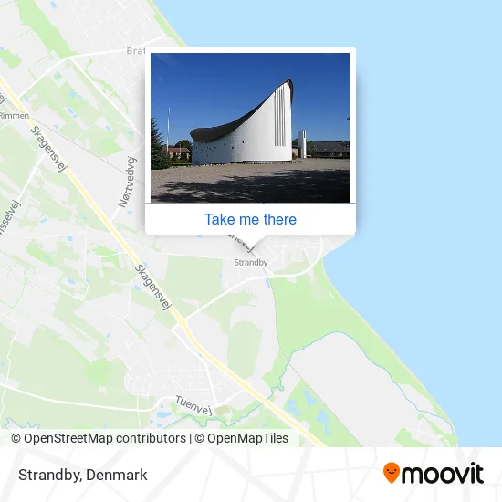 Strandby map