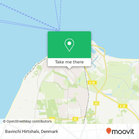 Bavinchi Hirtshals map