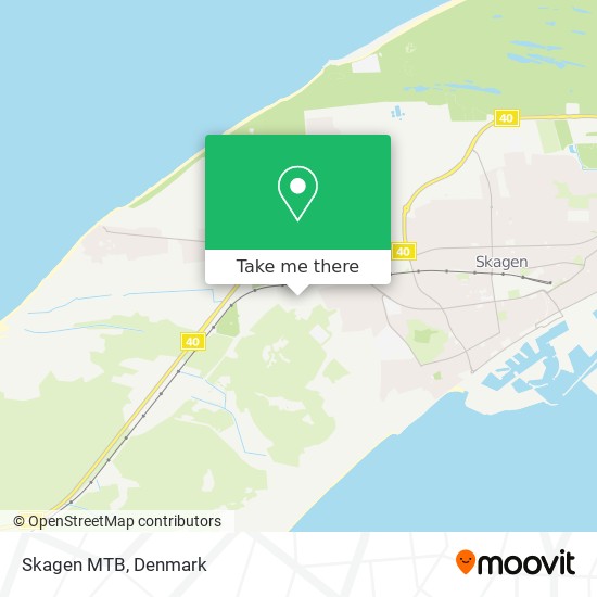 Skagen MTB map